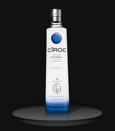 what is ciroc vodka made from.